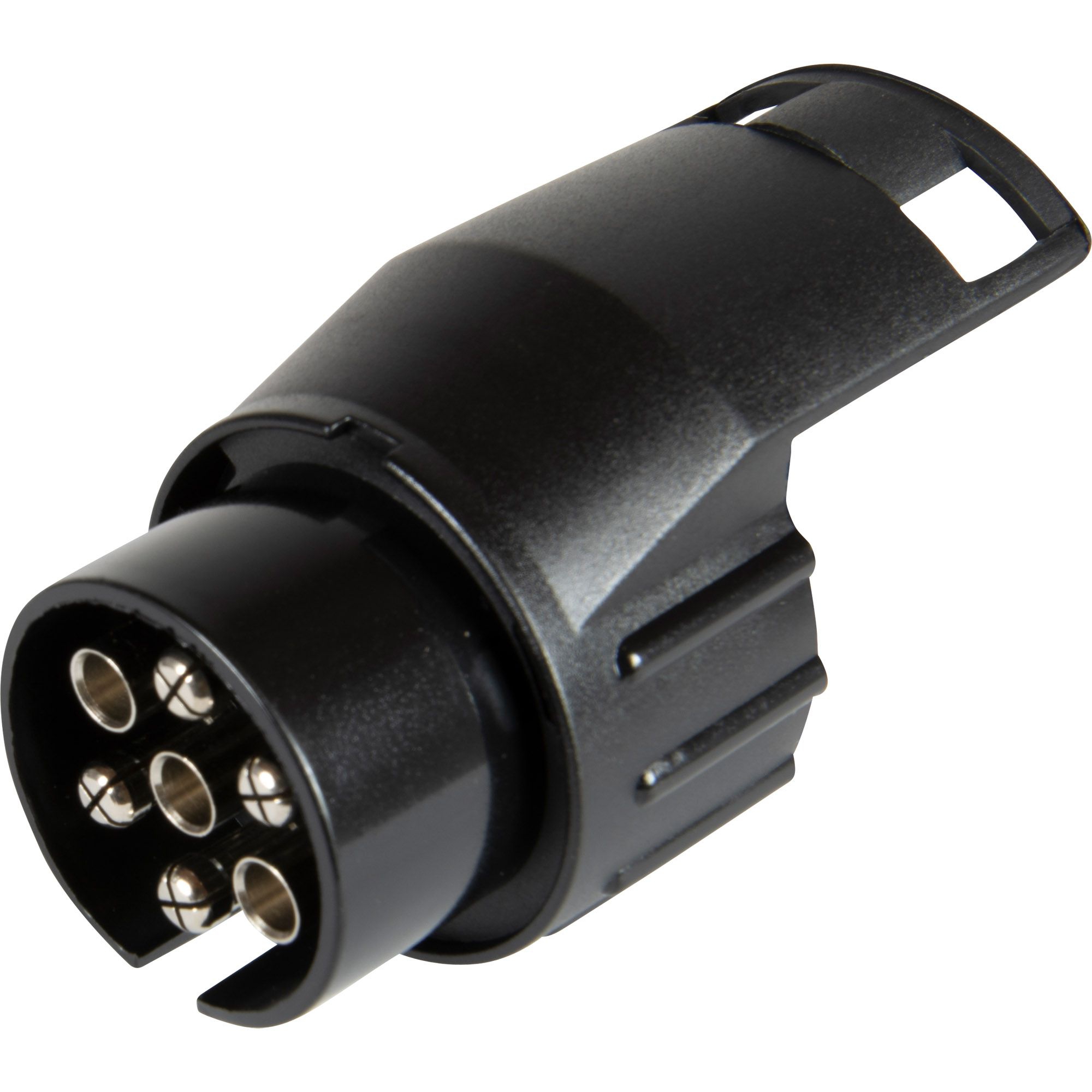 Adaptateur 7/13 compact longueur 45 mm, PVC noir