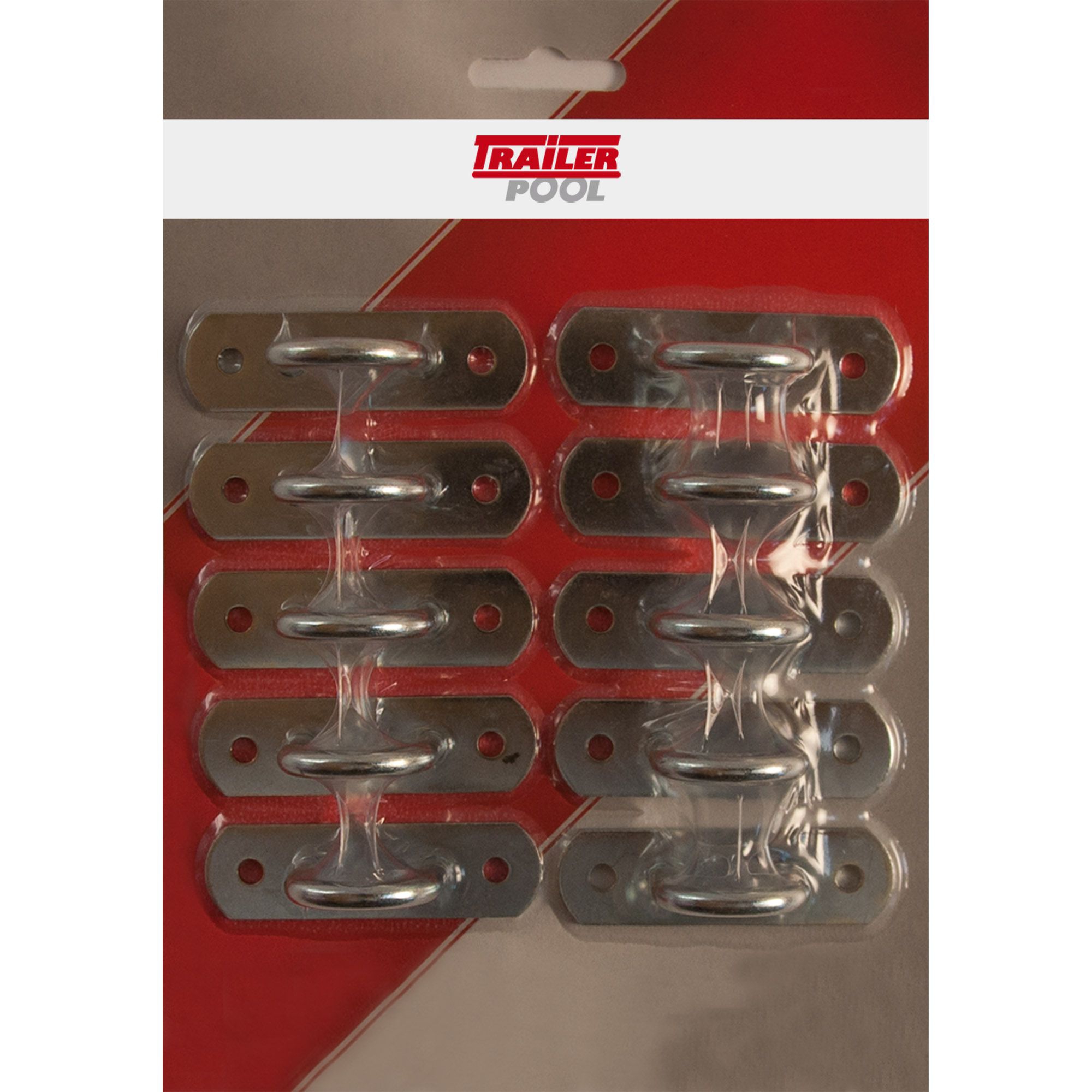 10 x Etriers hauteur 30 mm, entraxe fixation 51 mm