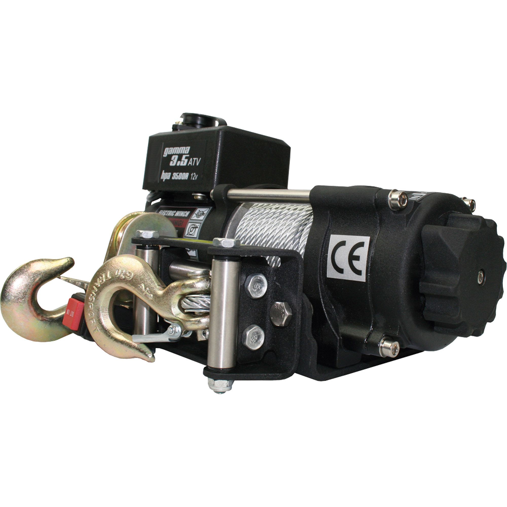 Treuil HPA3500 ATV, 12 V, force de traction 1588 k