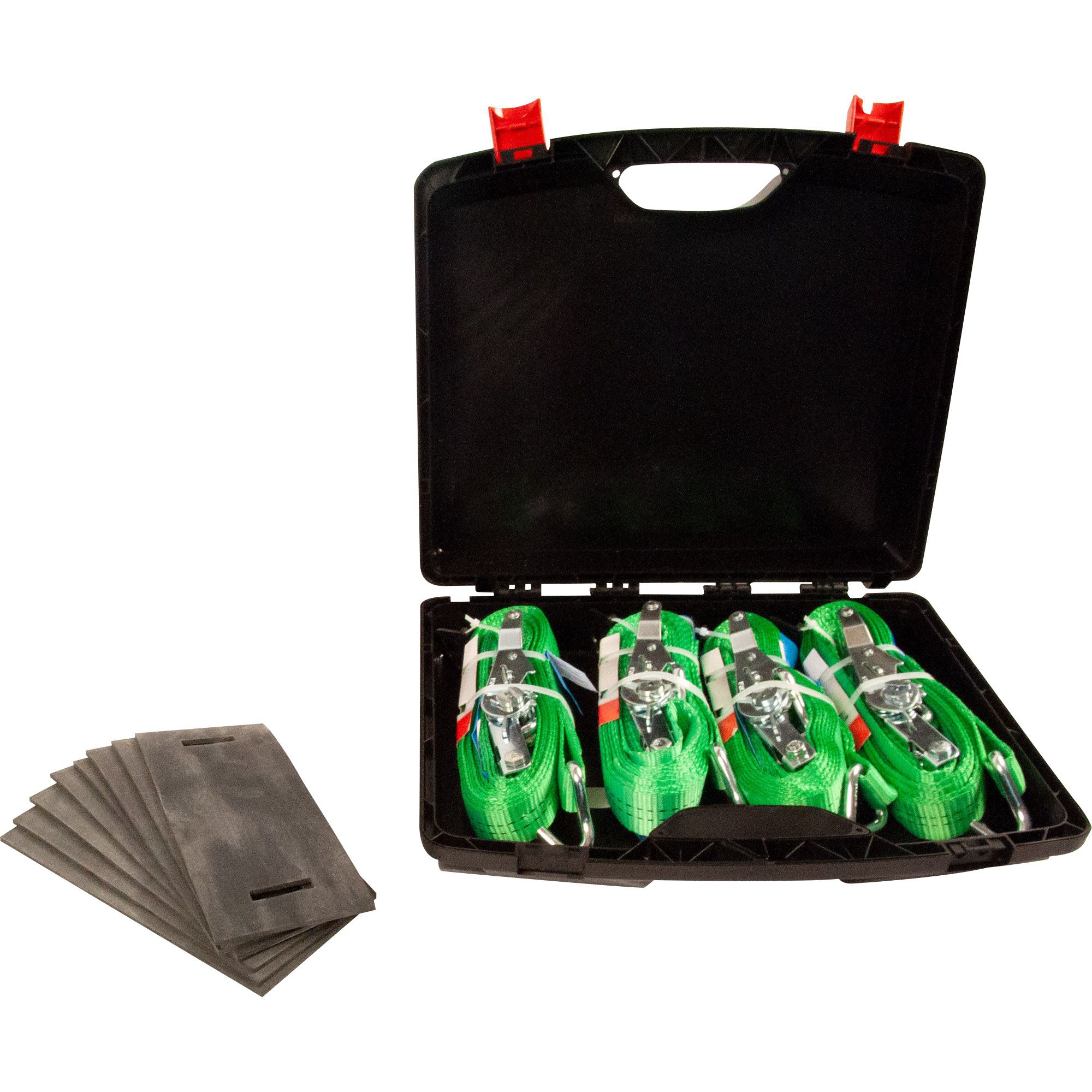 Kit arrimage, sangles et patins de protection