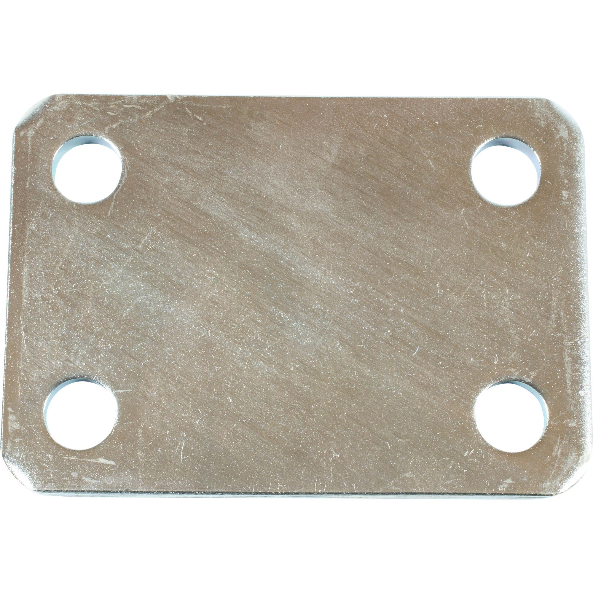 Contre-support p. étrier-U, 70 x 100 x6mm, 4 trous