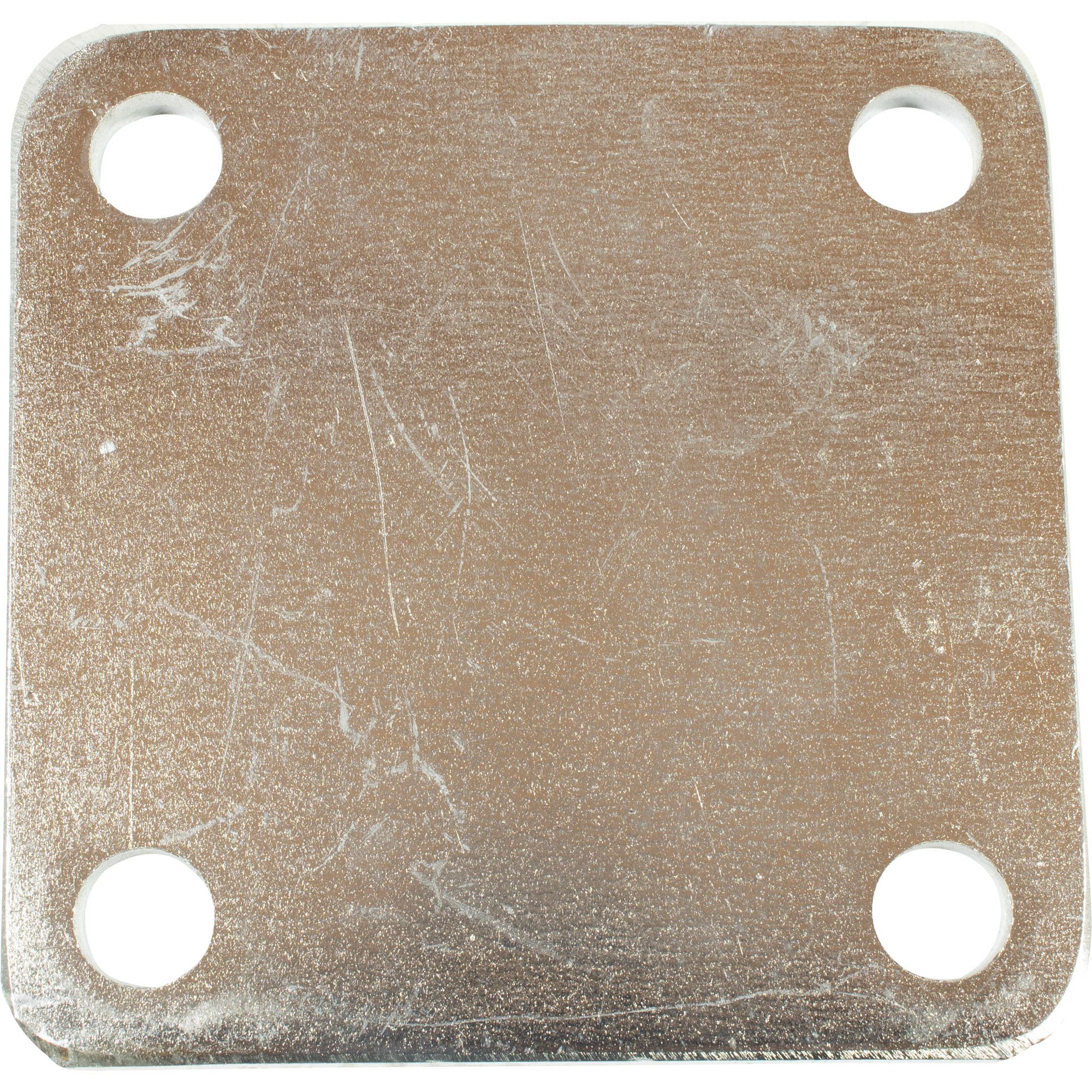 Contre-support p. étrier-U 100 x 100 x6mm, 4 trous