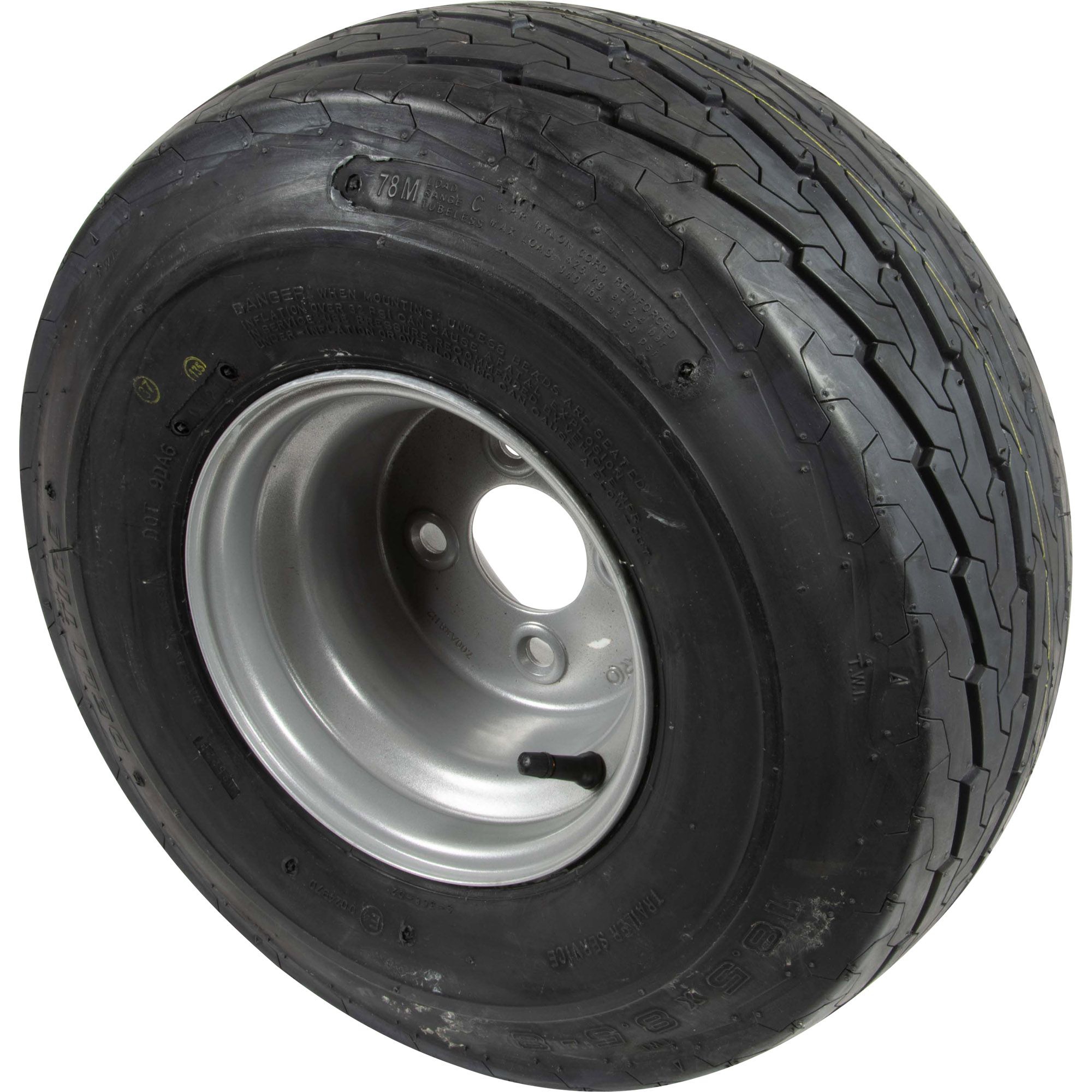 Roue 18.5x8.5-8 jante 7.00Ax8H2, ET0, 4x100, LI 78M