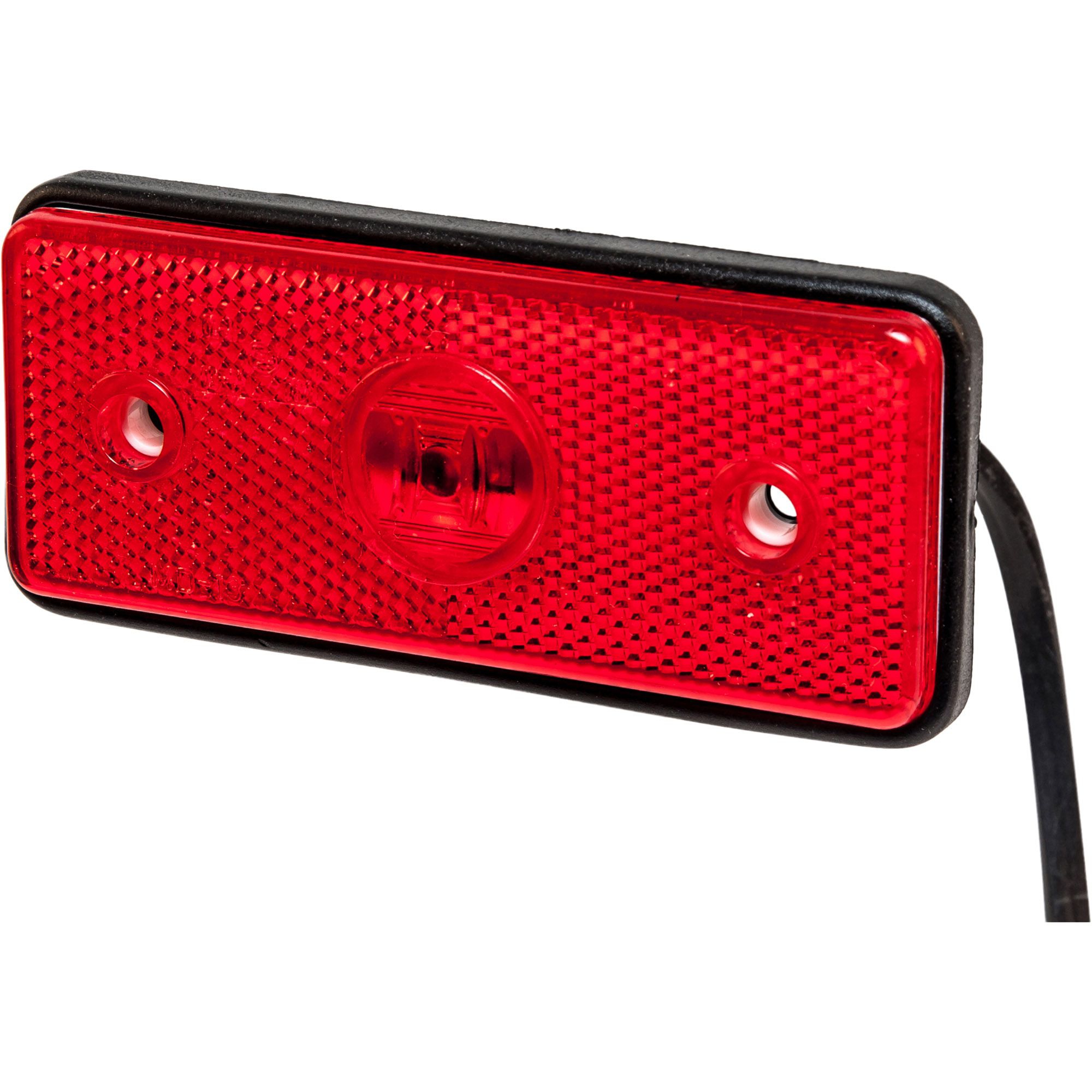 Feu de position LED, rouge, 12/24 V