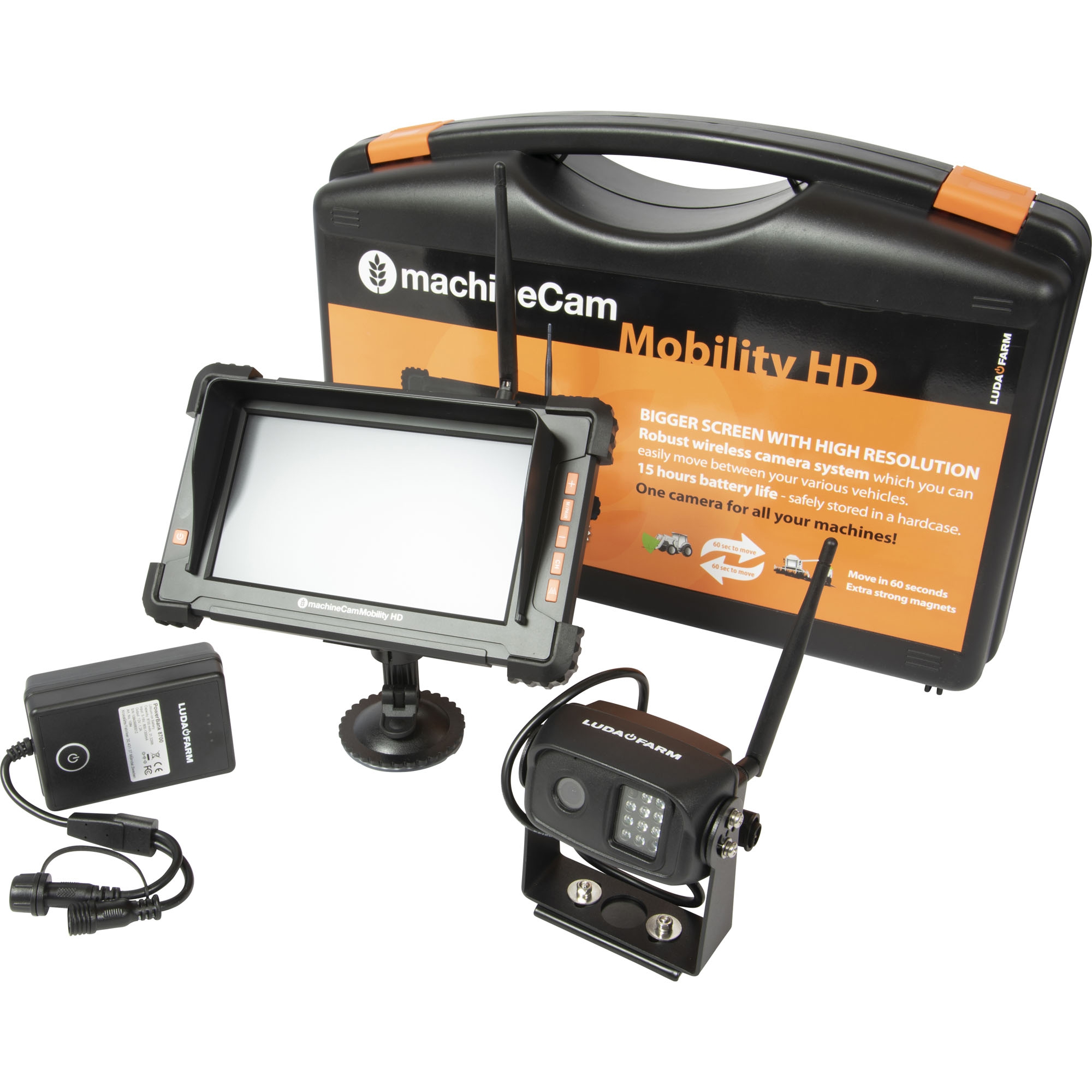 MachineCam Mobility HD, wireless, avec moniteur et caméra