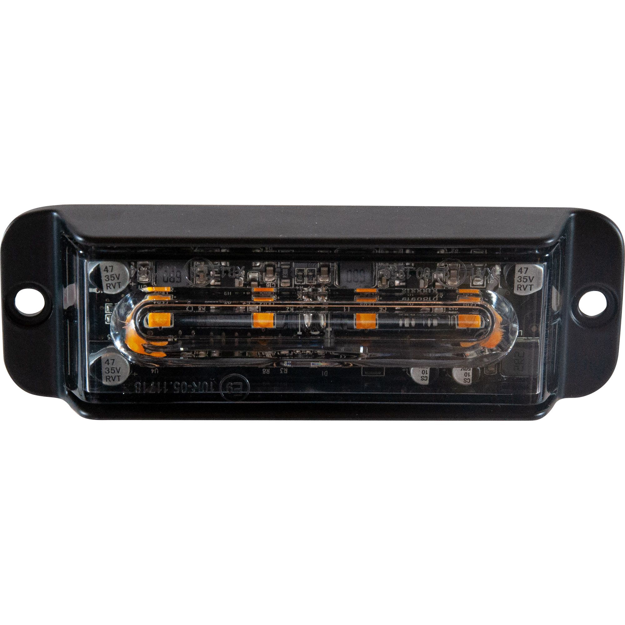 Feu flash LED, orange, 12/24 V, 4 LEDs