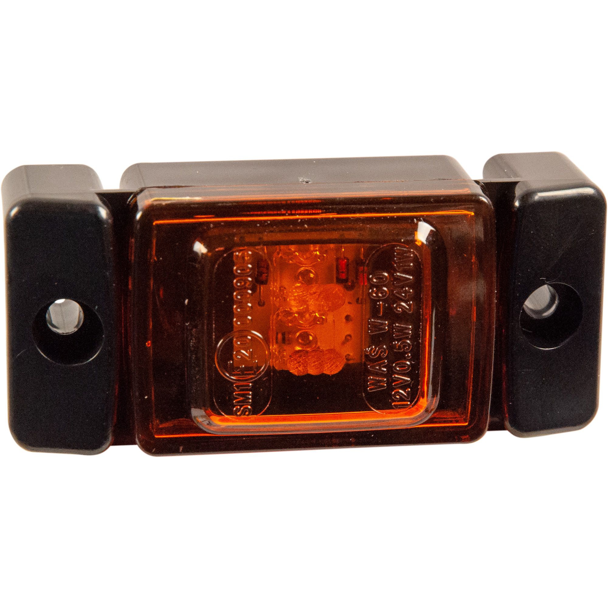 Feu latéral orange, LED, 72x32x23 mm